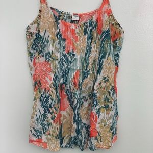 Floral Old Navy Tank Top
